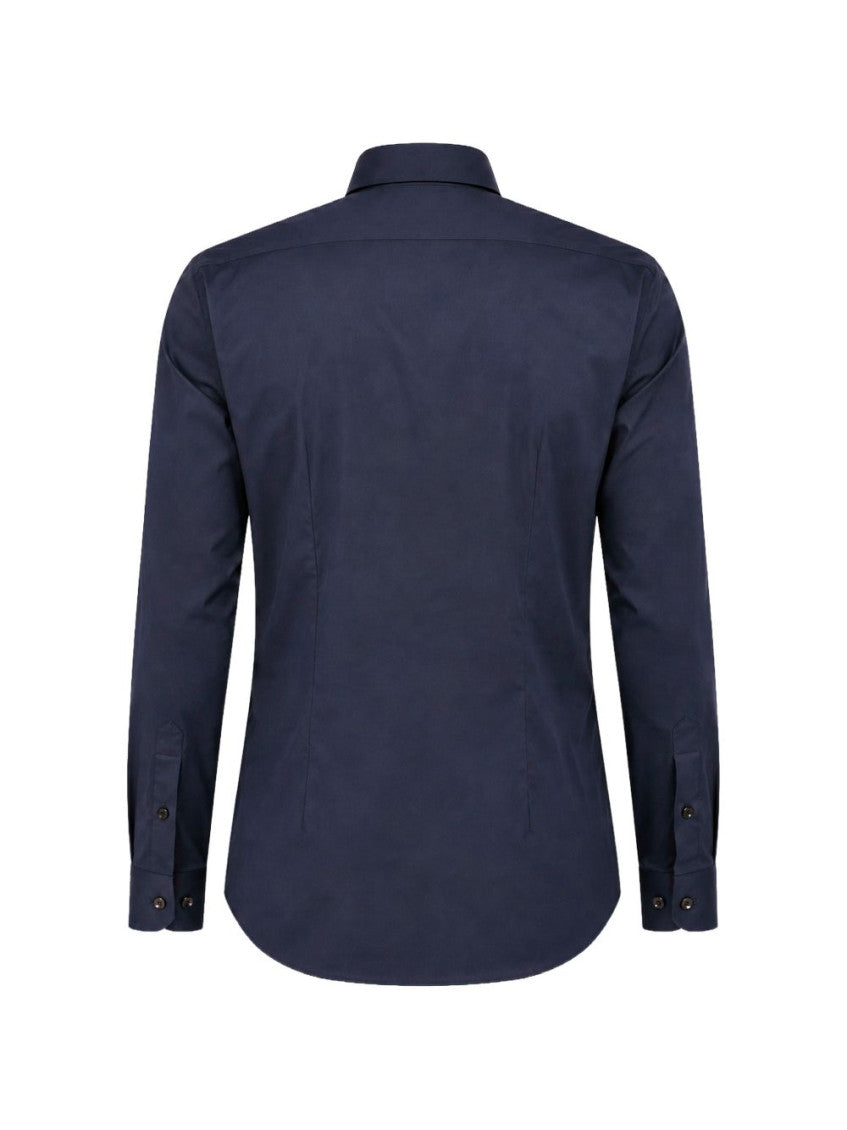 Dark Blue Slim Shirt 2