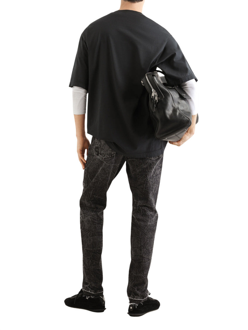 Black Crew Neck Logo T-Shirt 3