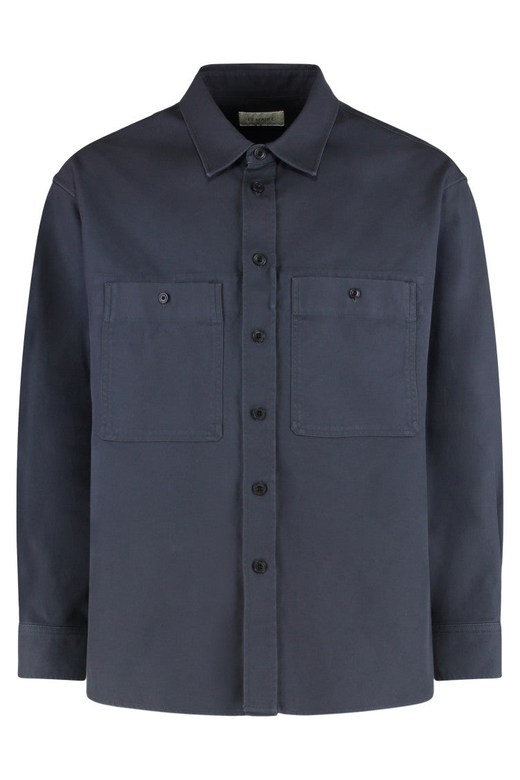 Blue Relaxed Overshirt 1