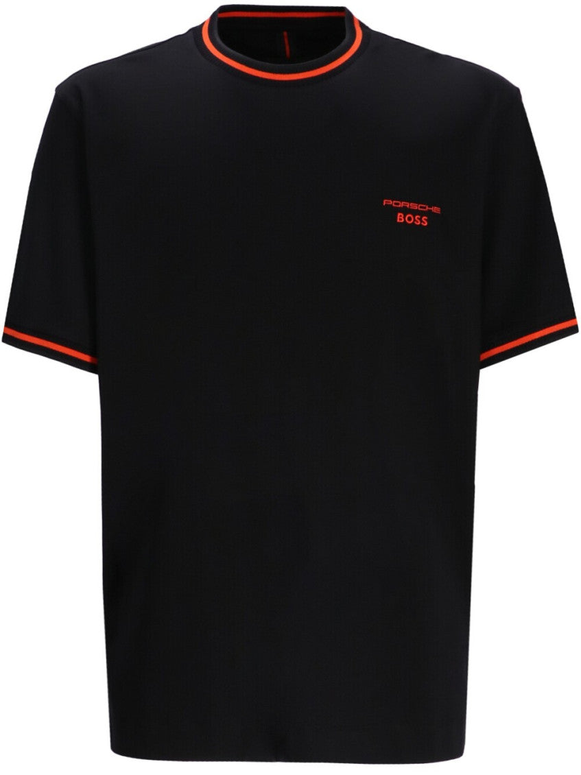 Black Logo Crew Neck T-Shirt 1