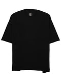 Black Solid Crew Neck T-Shirt 1