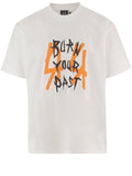 White Graphic Crew Neck T-Shirt 1