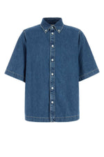 Blue Relaxed Denim Shirt 1