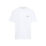 White Crew Neck Logo T-Shirt 1