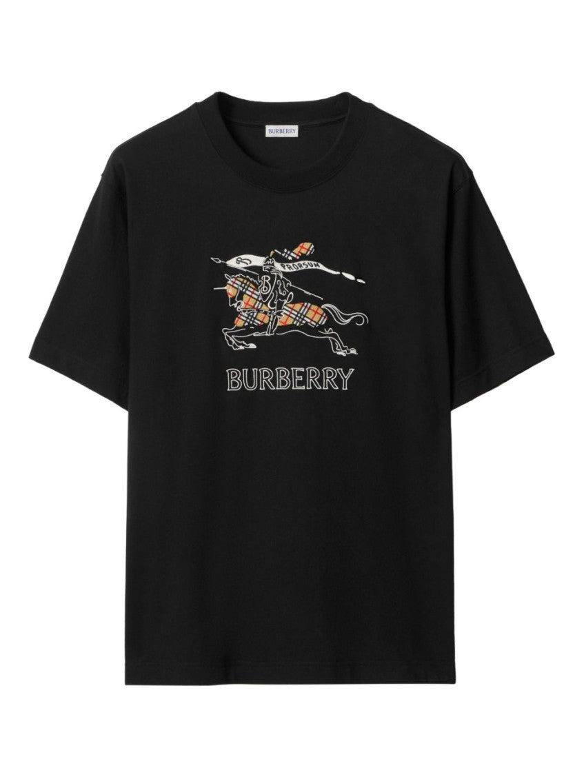 Black Crew Neck Logo T-Shirt 1