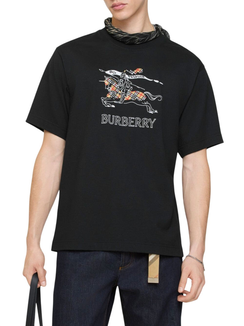 Black Crew Neck Logo T-Shirt 2