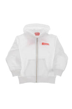 Boys White Logo Jacket 1