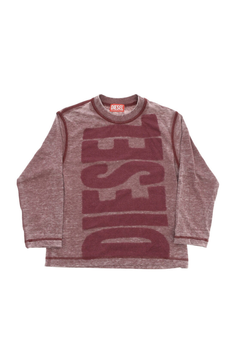 Boys Maroon Logo T-Shirt 1