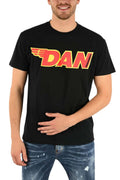 Black Graphic Print T-Shirt 1