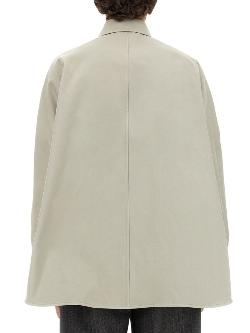 Light Grey Solid Overshirt 3