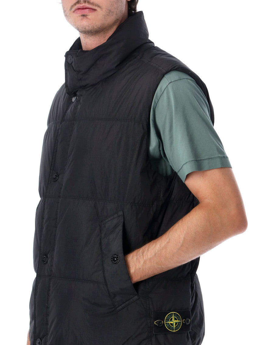 Black Mock Collar Jacket 3