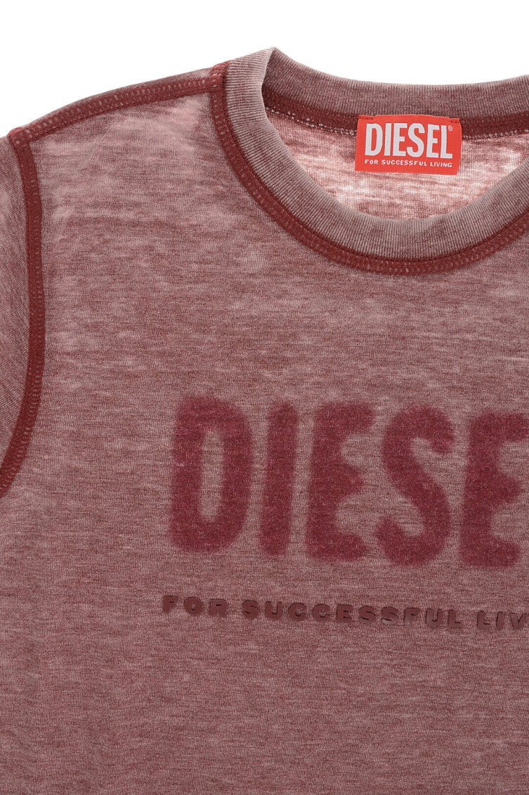 Boys Maroon Logo T-Shirt 3