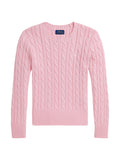 Girls Pink Knitted Sweater 1