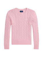 Girls Pink Knitted Sweater 1