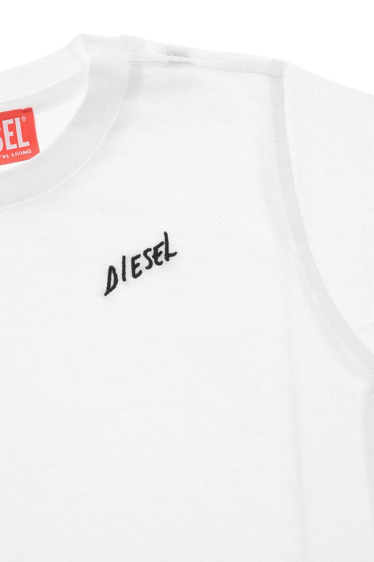 Boys White Logo T-Shirt 3