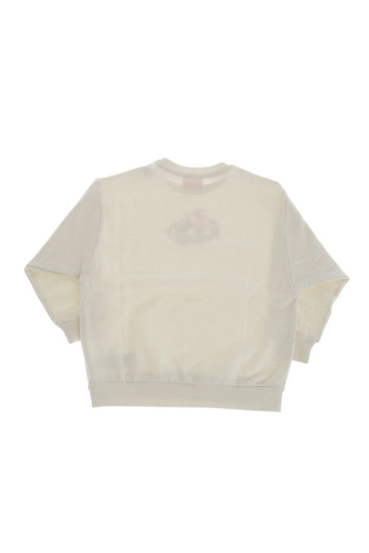 Girls Beige Logo Sweatshirt 1