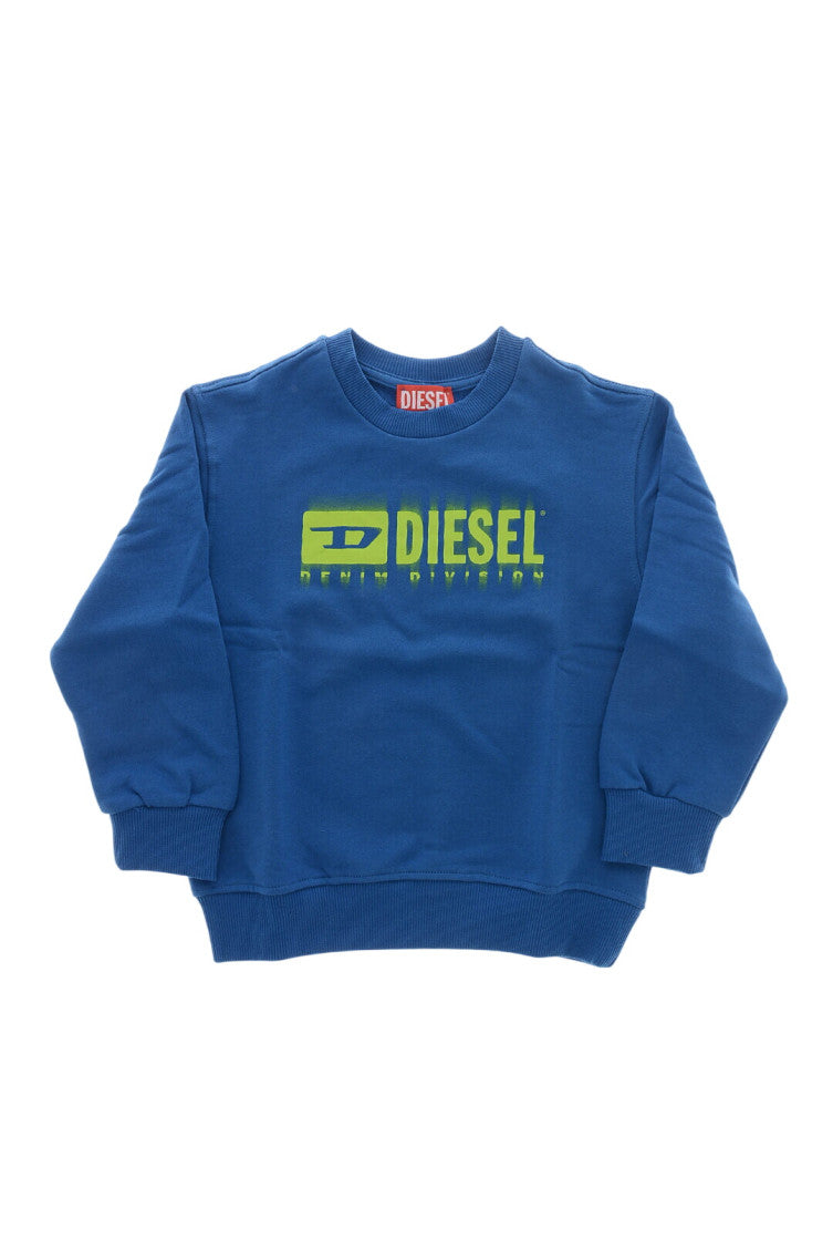 Boys Blue Logo Sweatshirt 1