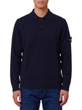 Navy Blue Full Sleeves Polo 1