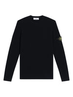 Navy Blue Crew Neck Sweater 1