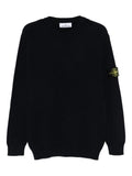 Navy Blue Crew Neck Sweater 1