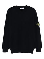 Navy Blue Crew Neck Sweater 1