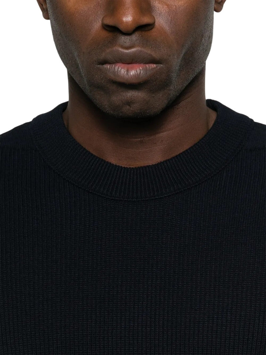 Navy Blue Crew Neck Sweater 3