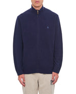 Navy Blue zip Up Cardigan 1