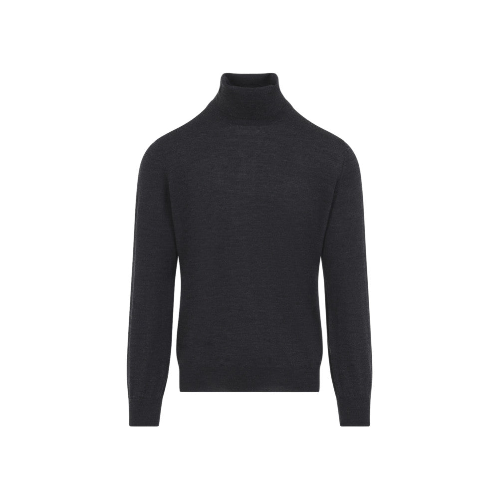 Dark Grey Turtle Neck Sweater 1