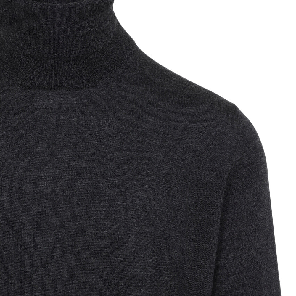 Dark Grey Turtle Neck Sweater 3