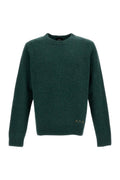 Green Regular Crew Neck Sweater 1