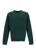 Green Regular Crew Neck Sweater 1