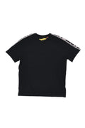 Girls Black Stripes T-Shirt 1