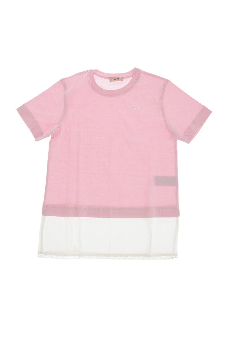 Girls Pink Logo T-Shirt 1