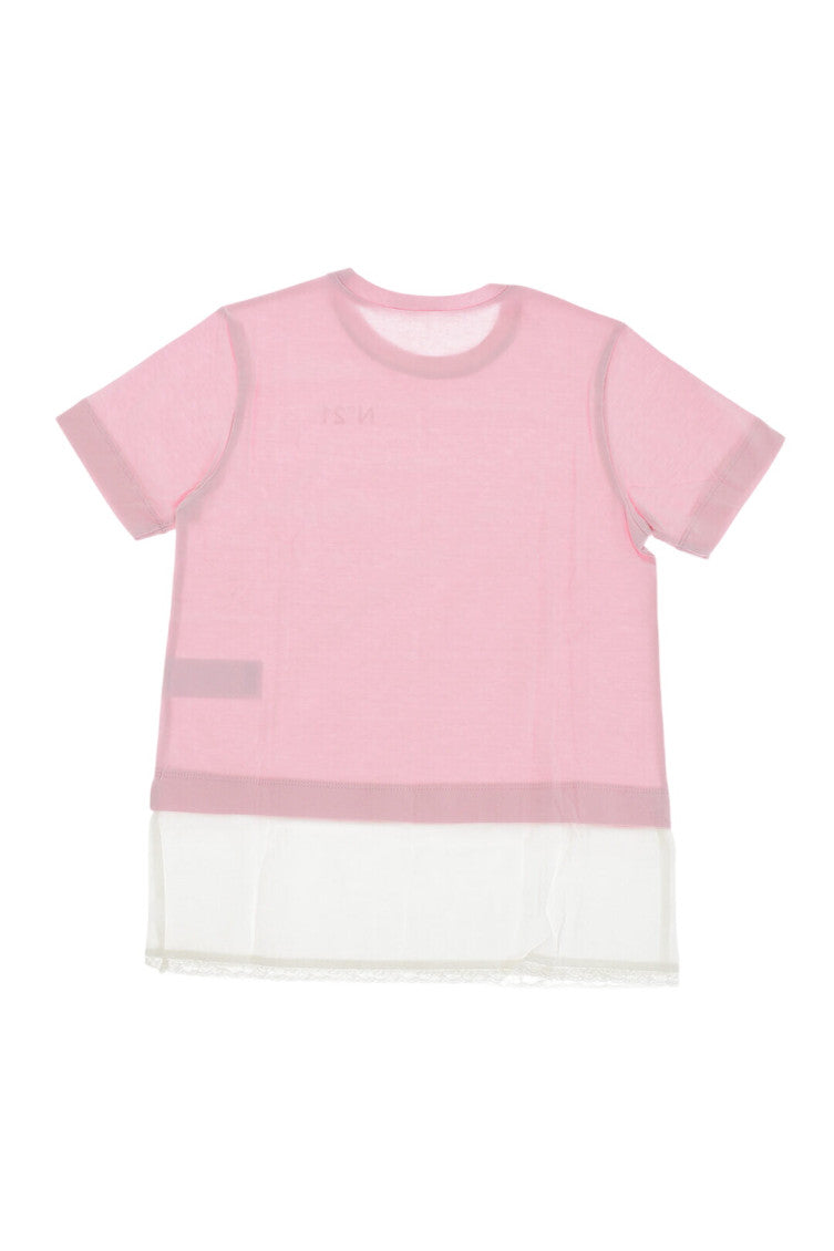 Girls Pink Logo T-Shirt 2