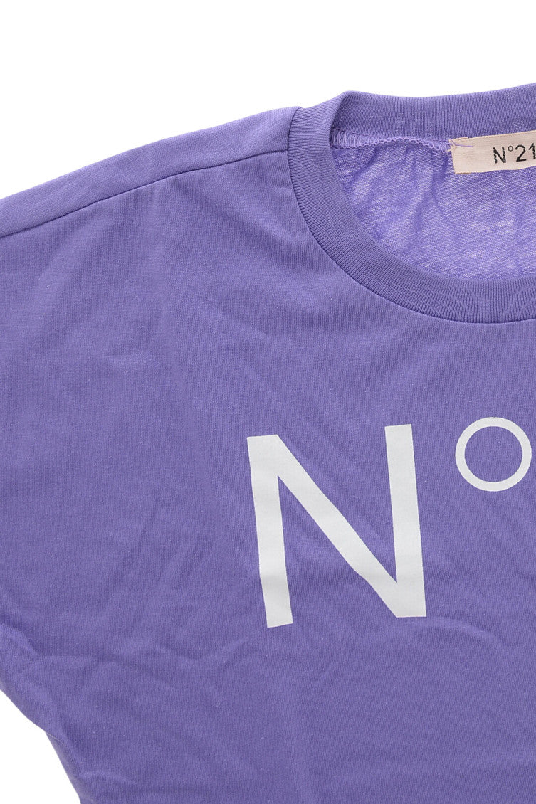 Girls Purple Logo T-Shirt 3
