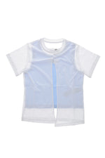 Girls Sky Blue Solid T-Shirt 1
