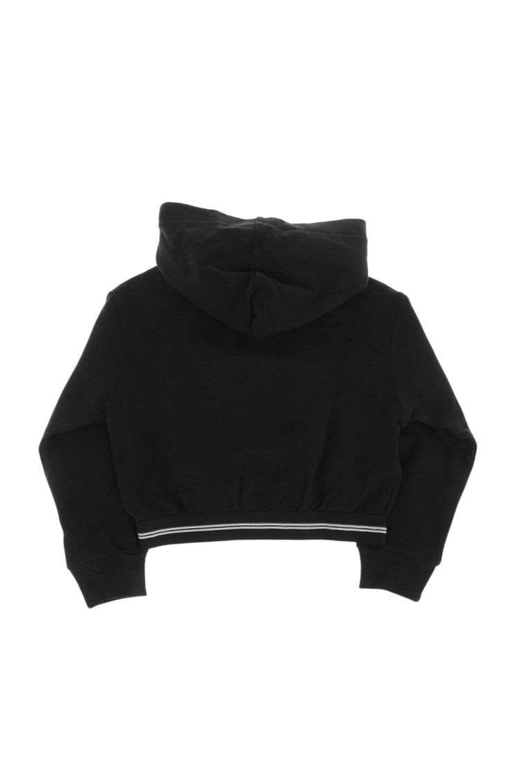 Girls Black Embellished Hoodie 3