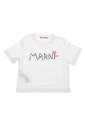 Girls White Logo T-Shirt 1