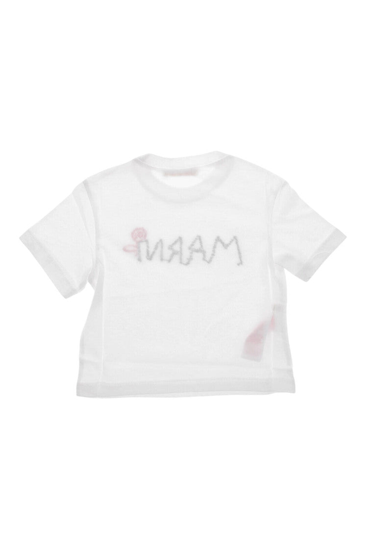 Girls White Logo T-Shirt 2