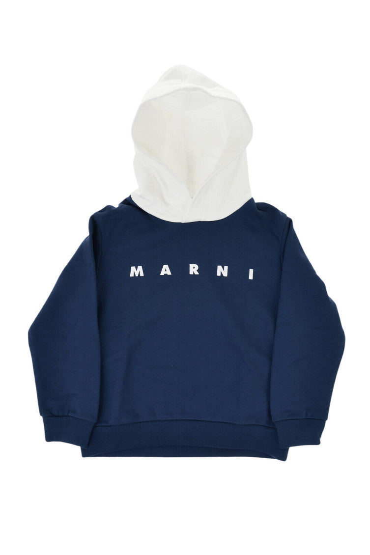 Kids Blue Logo Hoodie 1