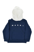 Kids Blue Logo Hoodie 1