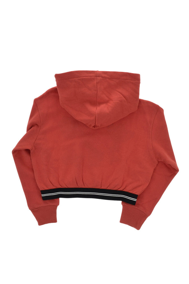 Girls Red Embellished Hoodie 2