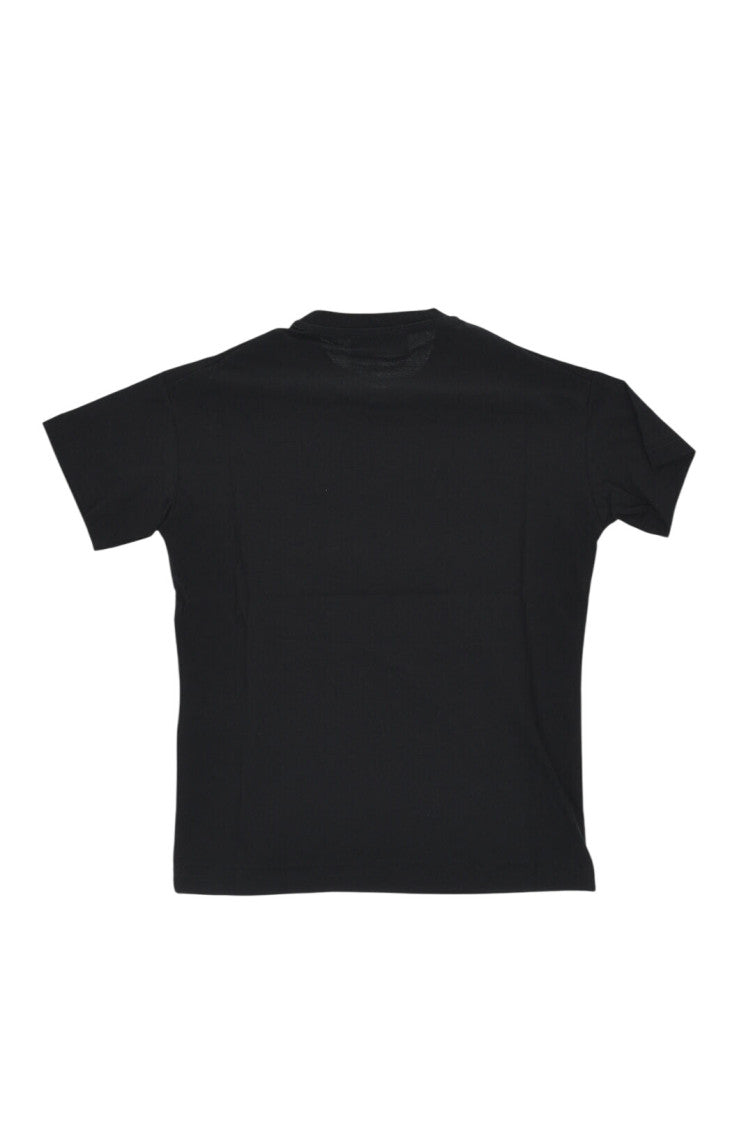 Girls Black Graphic T-Shirt 2