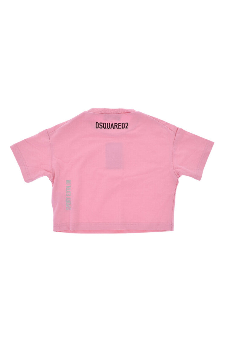 Girls Pink Logo T-Shirt 2
