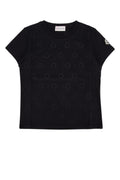 Kids Black Crew Neck T-Shirts 1