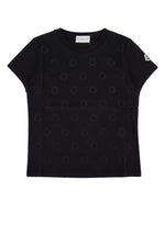 Kids Black Crew Neck T-Shirts 1