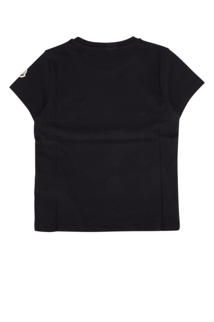 Kids Black Crew Neck T-Shirts 2
