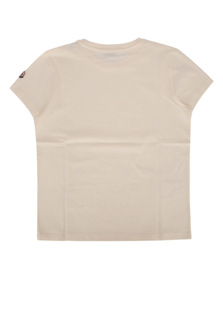Kids Beige Crew Neck T-Shirts 2
