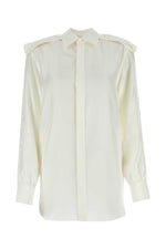 White Pointed Collars Shirt 1