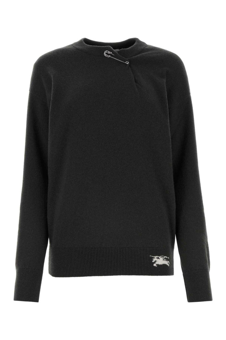 Dark Grey Crew Neck Sweater 1